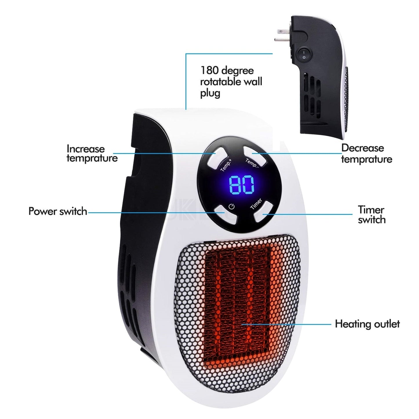 Mini Portable Electric Heater