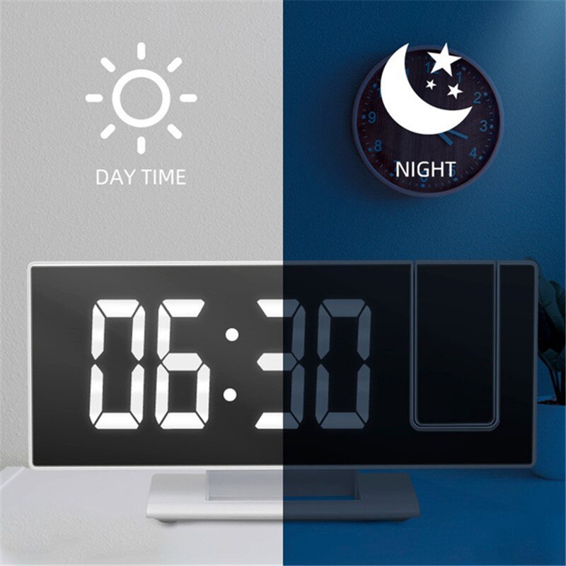 LED Projection Alarm Clock